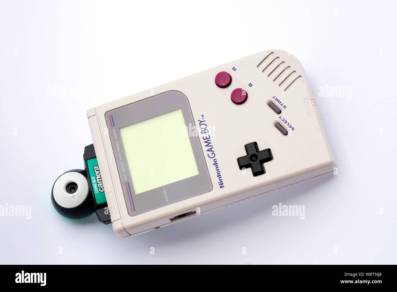 Nintendo Game Boy mit Kamera-Modul Stockfoto