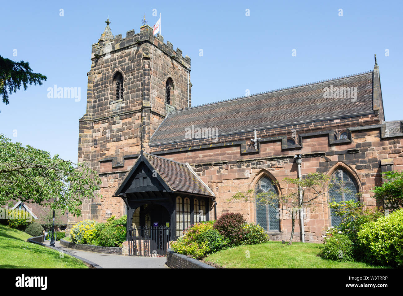 Pfarrkirche der Heiligen Dreifaltigkeit, Kirche Hill, Sutton Coldfield, West Midlands, England, Großbritannien Stockfoto