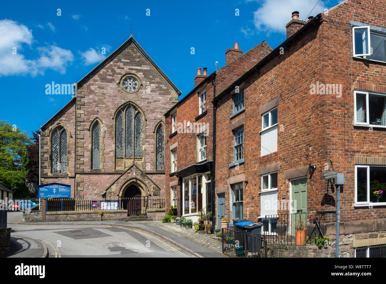West Derbyshire Vereinigte Reformierte Kirche, Wirksworth, Derbyshire Stockfoto