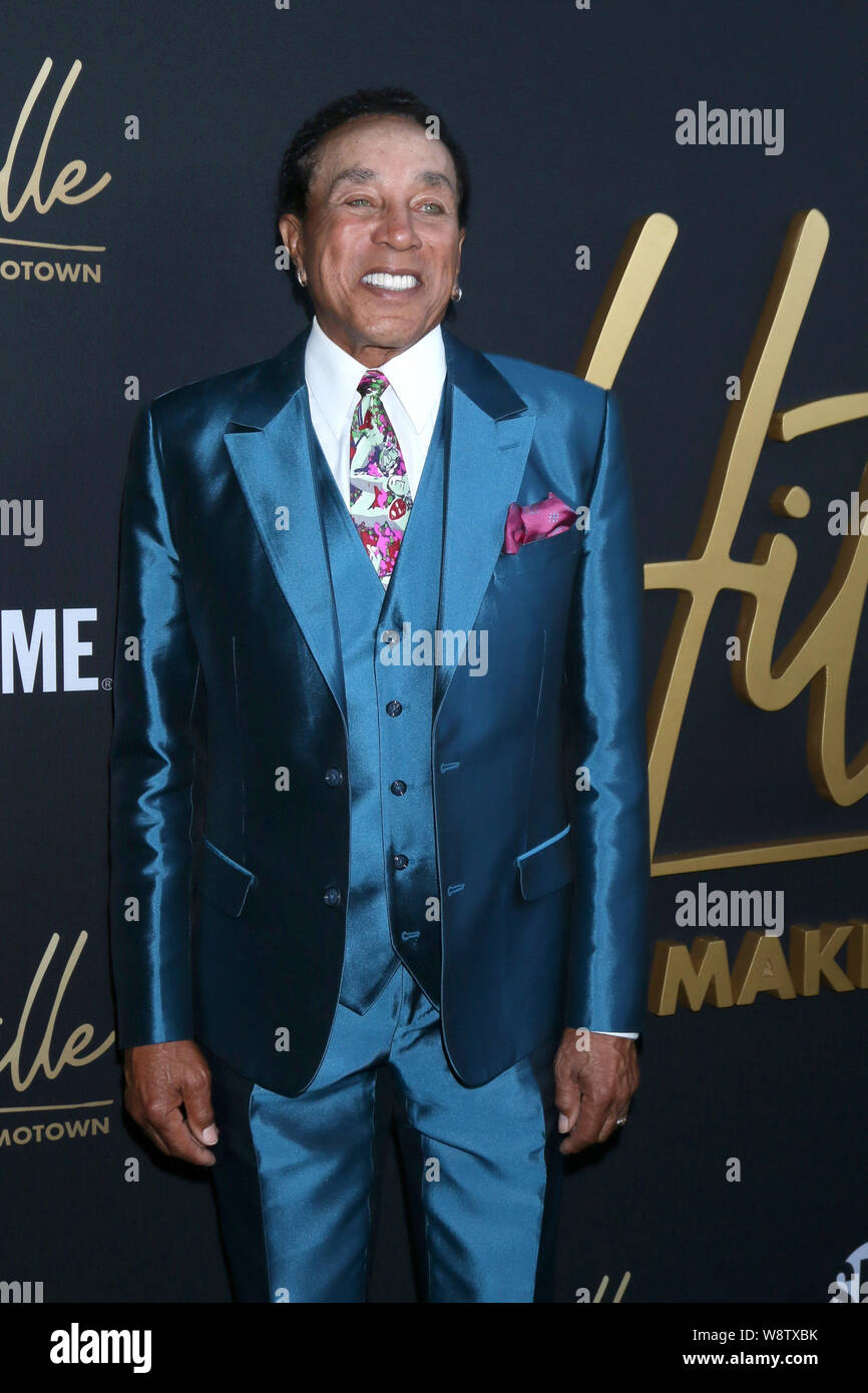 August 8, 2019, Los Angeles, CA, USA: LOS ANGELES - Aug 8: Smokey Robinson an der "Hitsville: Die Herstellung von Motown'' Premiere auf der Harmony Gold Theater am 8. August 2019 in Los Angeles, CA (Credit Bild: © Kay Blake/ZUMA Draht) Stockfoto