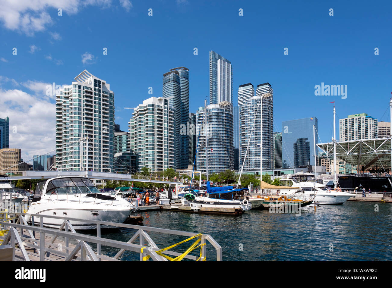 Harbour Front Sehenswürdigkeiten in Toronto, Ontario, Kanada Stockfoto
