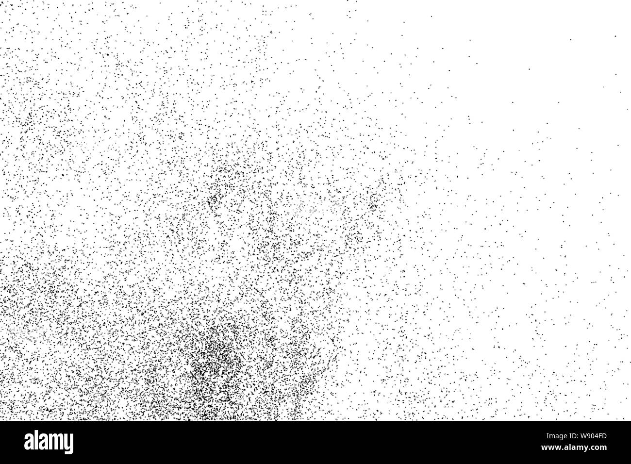 Abstrakte körniger Textur auf weißem Hintergrund. Flaches Design Element. Vector Illustration, eps 10. Stock Vektor