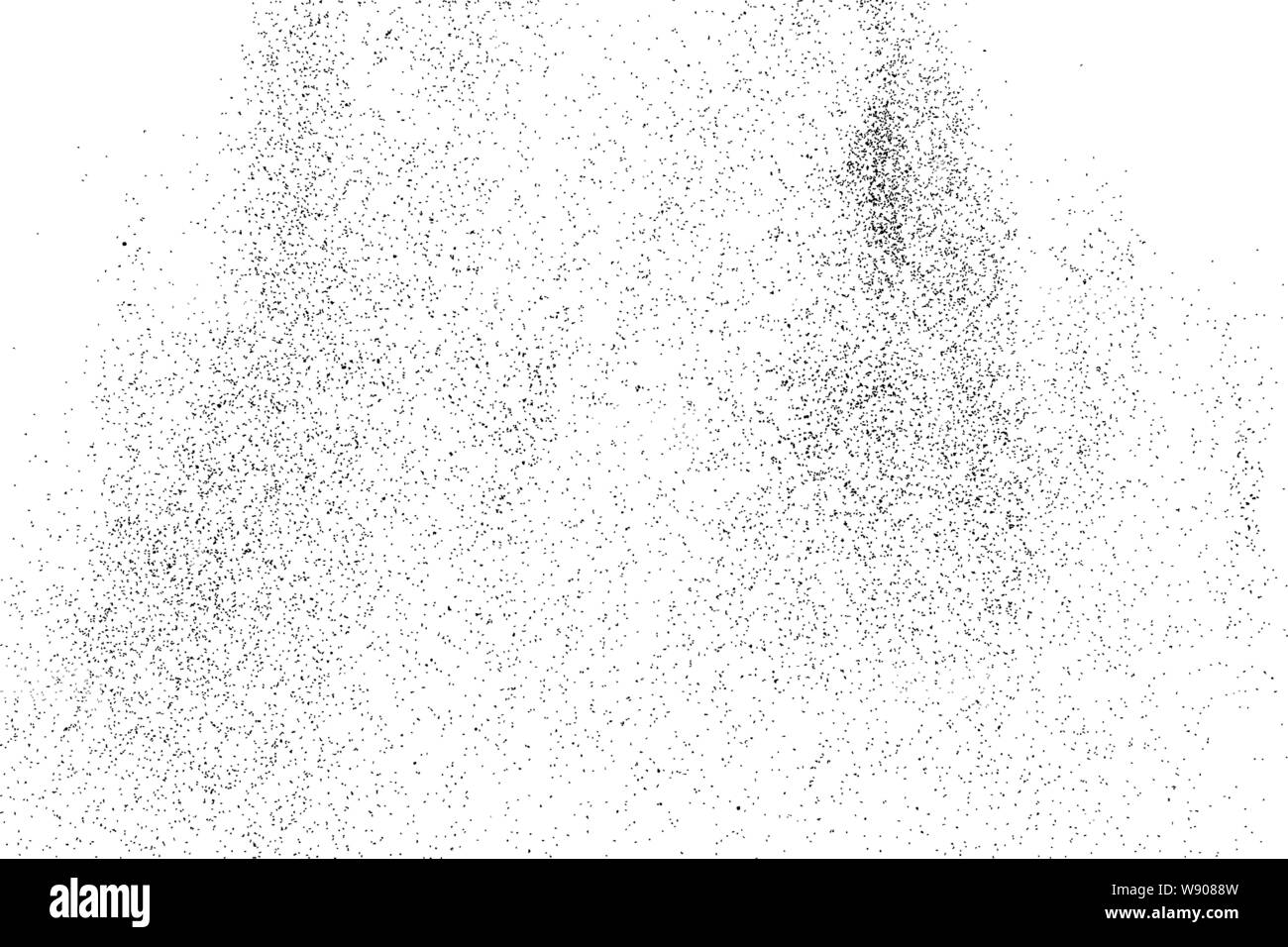 Abstrakte körniger Textur auf weißem Hintergrund. Flaches Design Element. Vector Illustration, eps 10. Stock Vektor