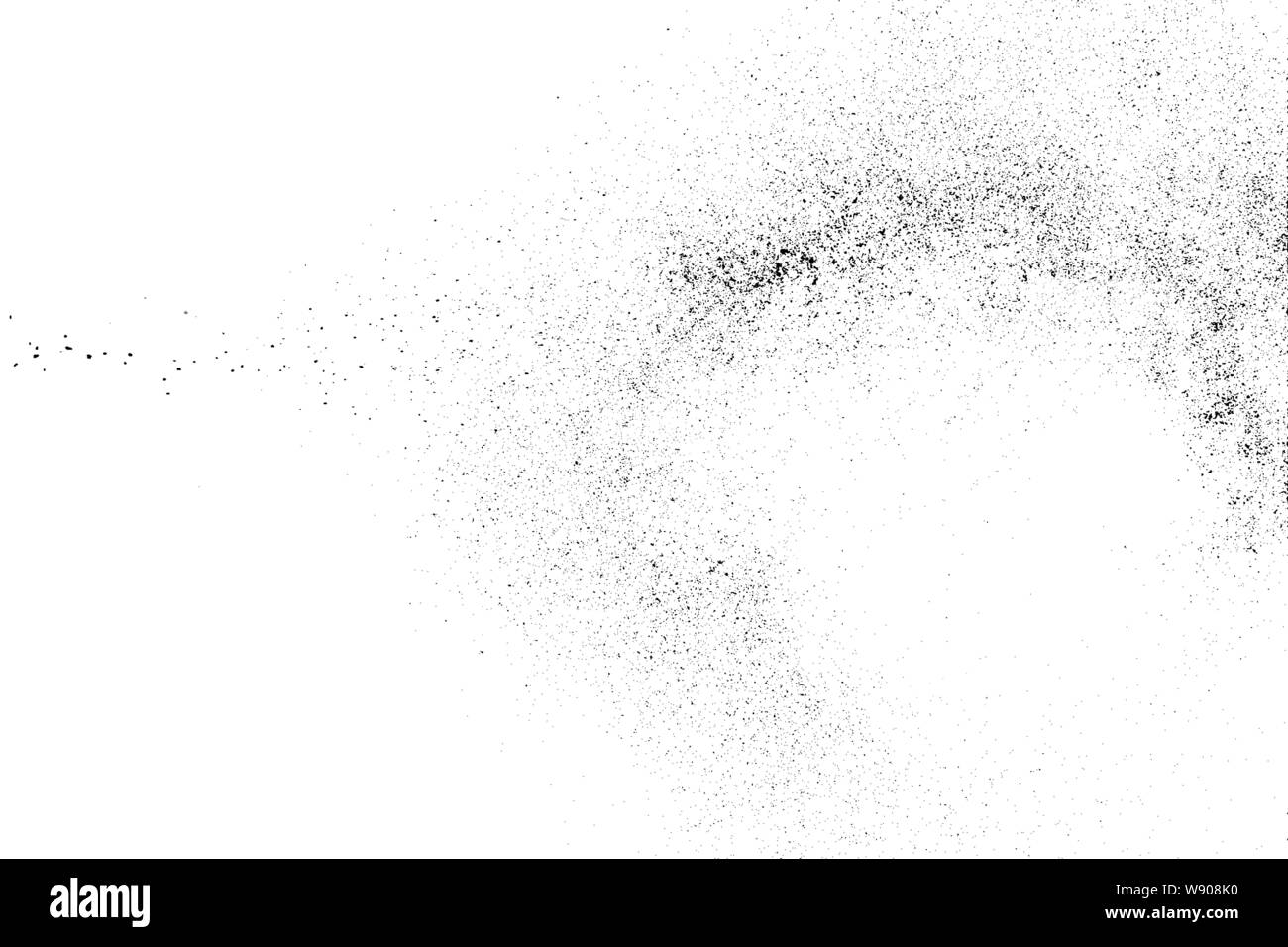 Abstrakte körniger Textur auf weißem Hintergrund. Flaches Design Element. Vector Illustration, eps 10. Stock Vektor