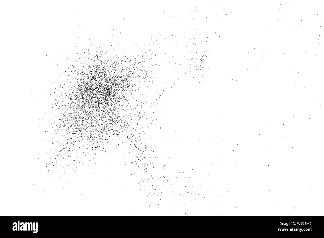 Abstrakte körniger Textur auf weißem Hintergrund. Flaches Design Element. Vector Illustration, eps 10. Stock Vektor