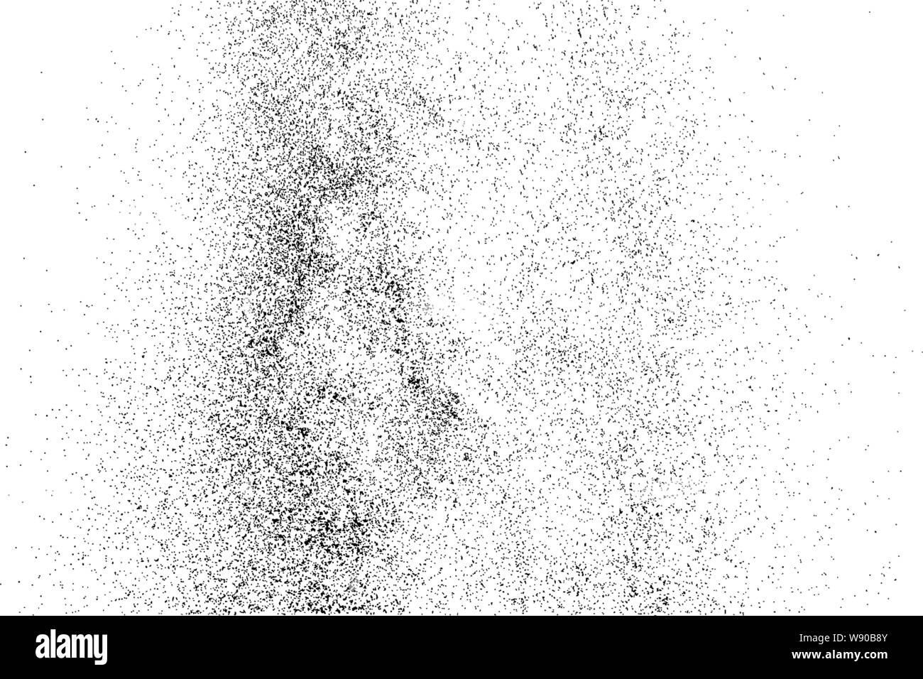 Abstrakte körniger Textur auf weißem Hintergrund. Flaches Design Element. Vector Illustration, eps 10. Stock Vektor