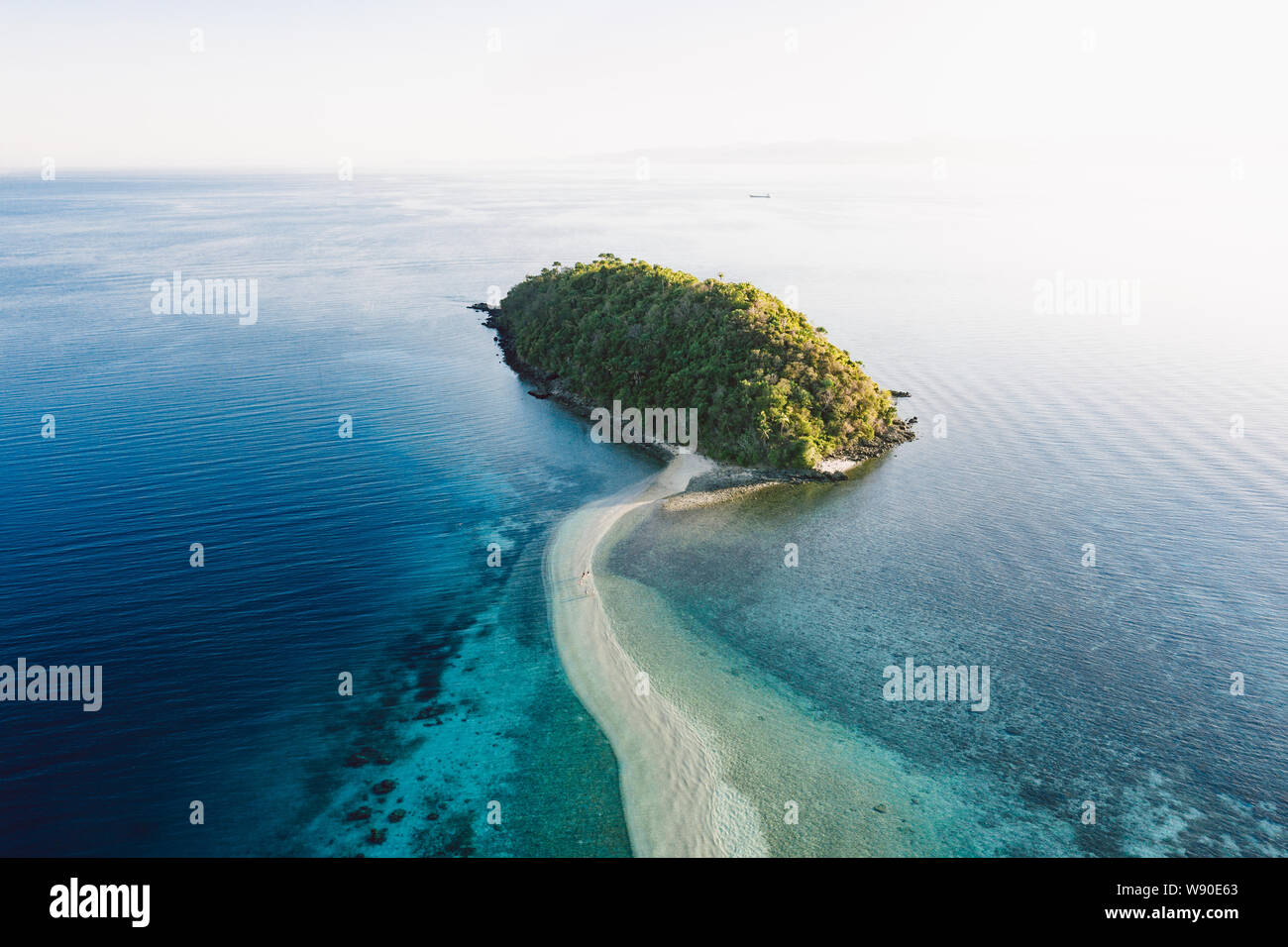 Erstaunlich Bon Bon Strand auf Romblon Island, Philippinen Stockfoto