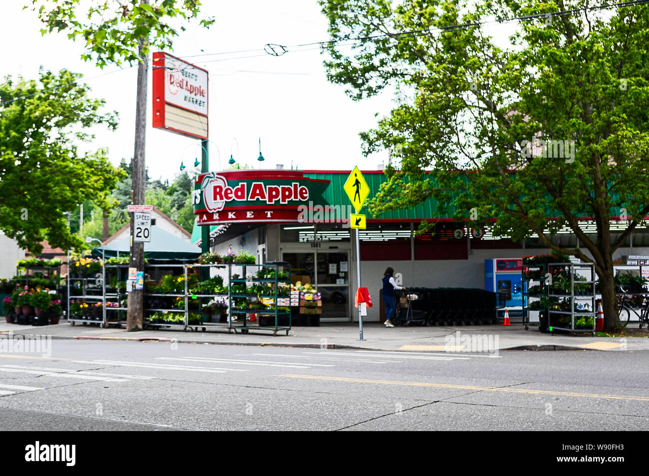 Downtown Madison Park, Madison Park, Seattle Stockfoto