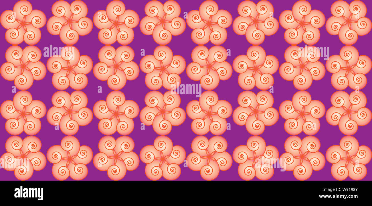 Nahtlose floralen oder geometrischen Muster Textur Hintergrund. Vector Illustration. EPS 10. Stockfoto