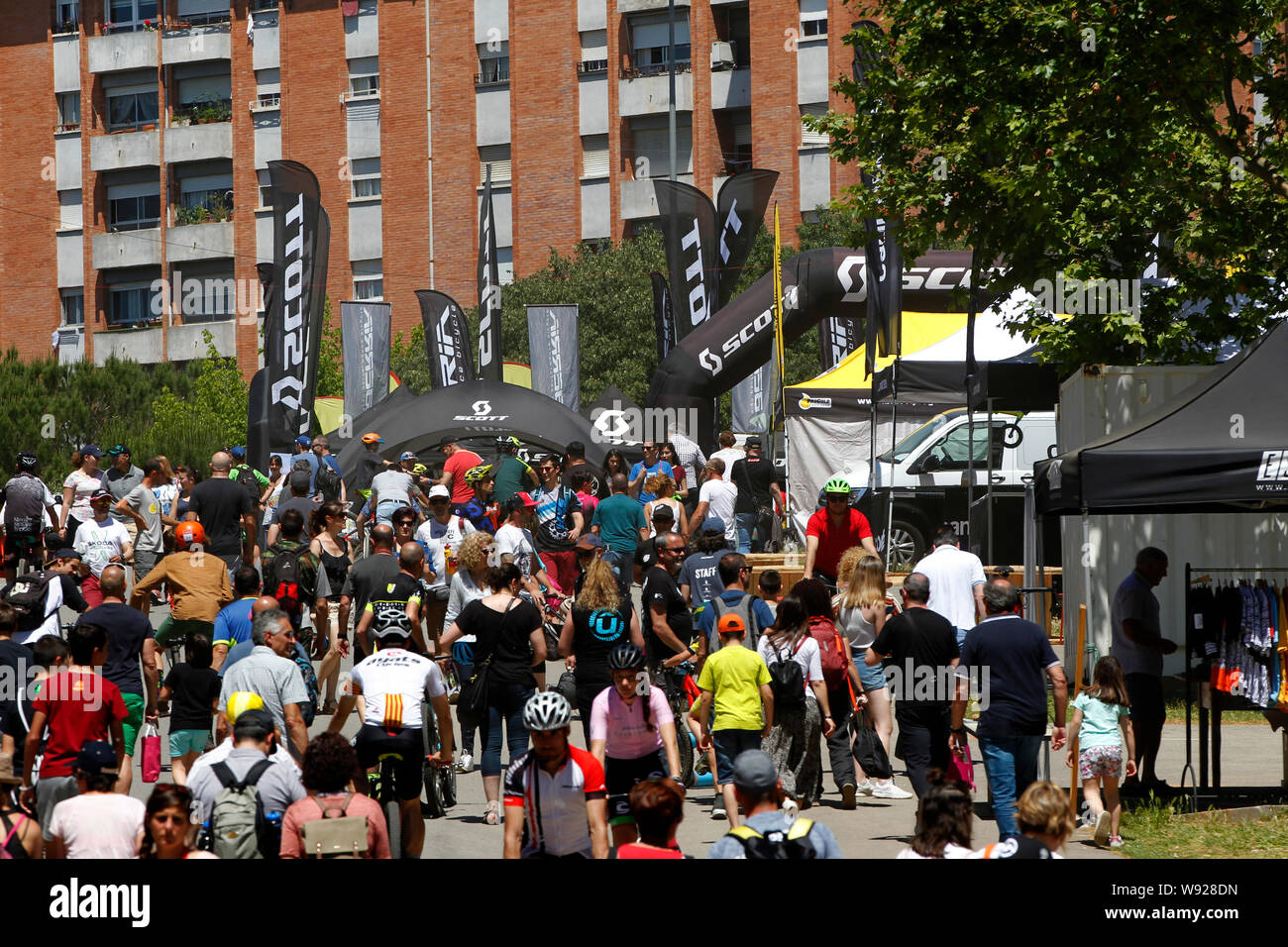 Sea Otter Europa2019 Bike Show in Girona, Spanien Stockfoto