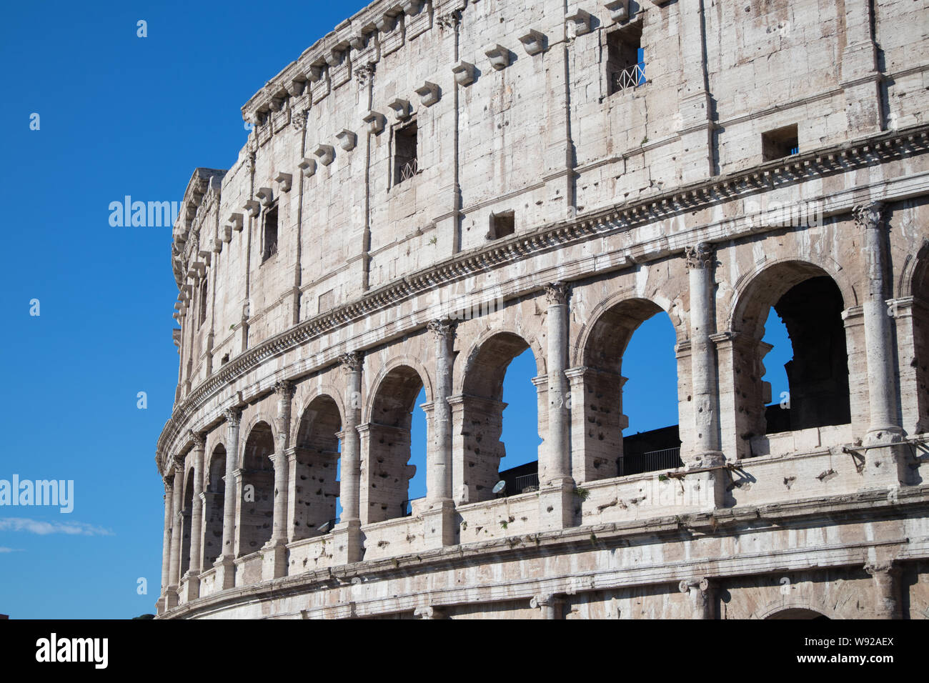 Berühmte antike Kolosseum in Rom Stockfoto