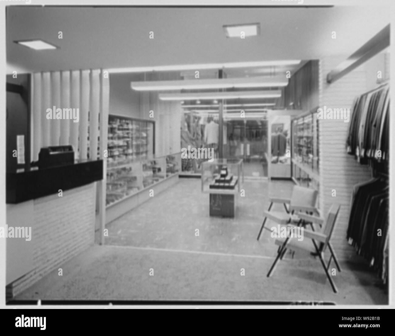 A. und H. Budd's, Geschäfte auf der Lincoln Road, Miami Beach, Florida. Stockfoto