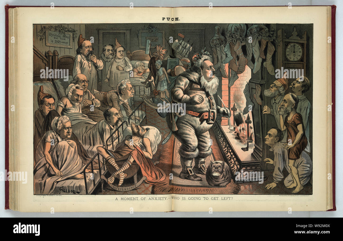 Ein Moment der Angst - wer Links zu erhalten/Gillam. Stockfoto