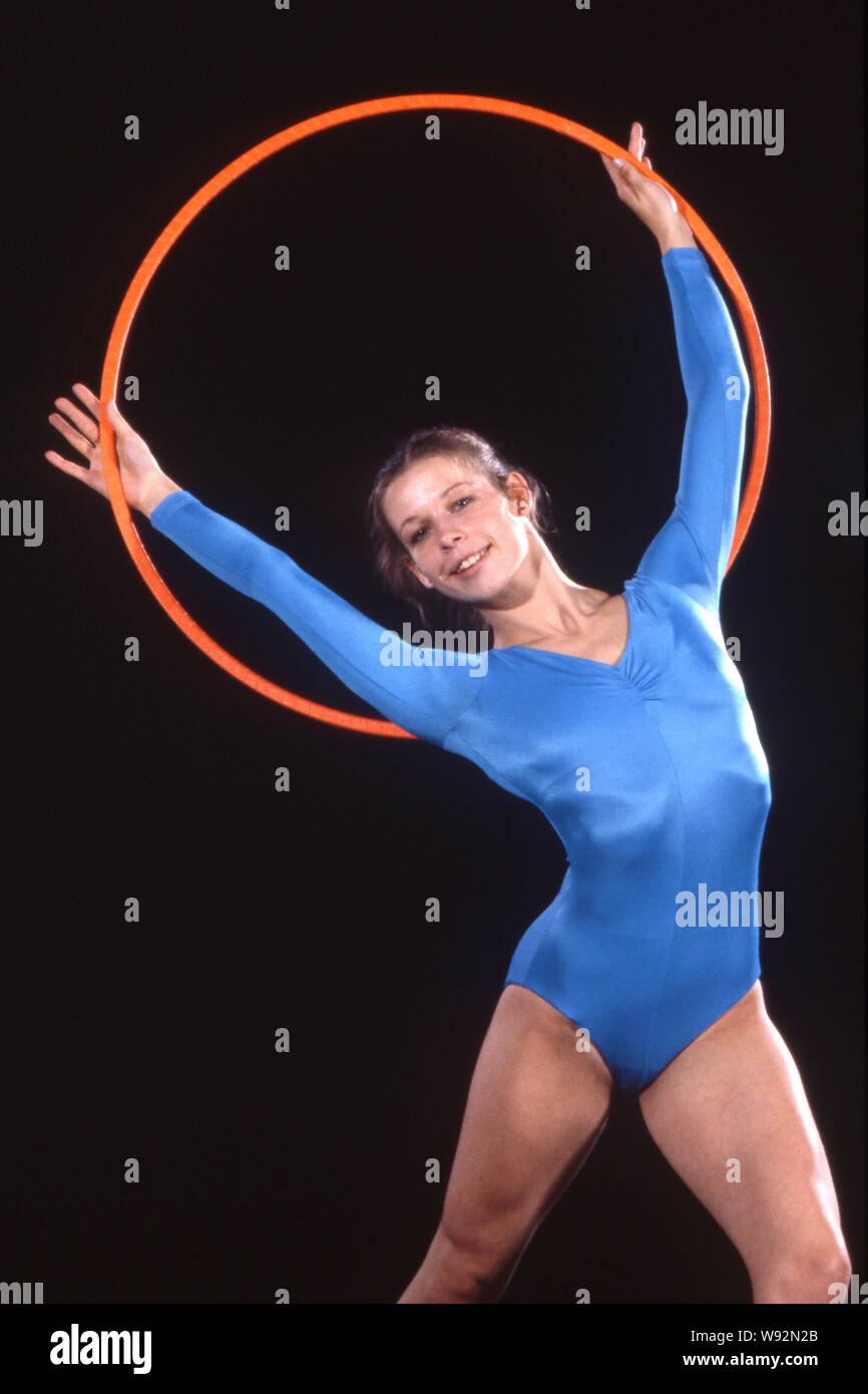Regina WEBER, Deutschland, Deutschland, Deutschland, rhythmische Gymnastik, Aktion mit der Hoop