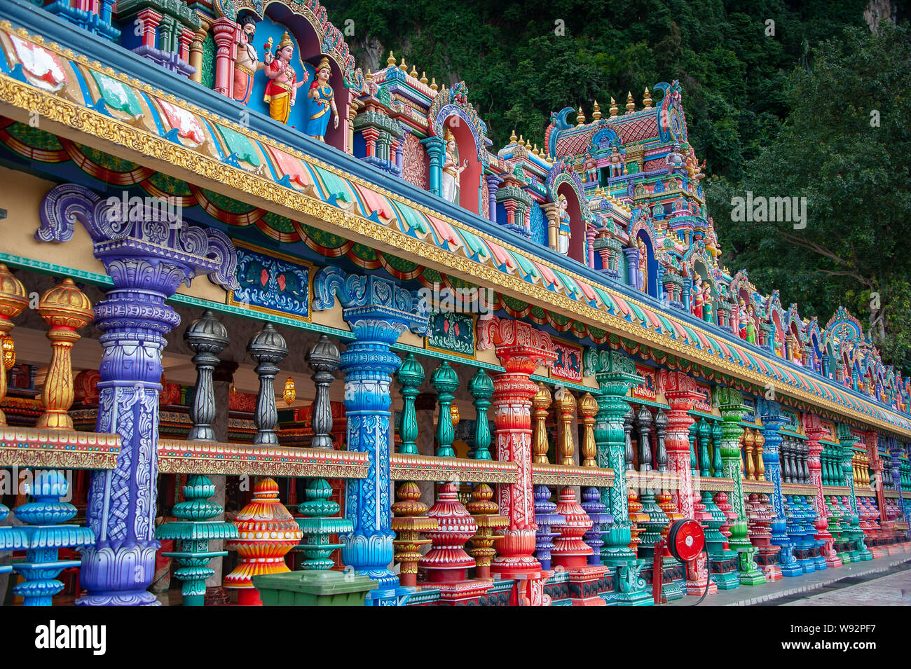 Murugan Tempel, Batu Höhlen, Kuala Lumpur, Malaysia. Stockfoto