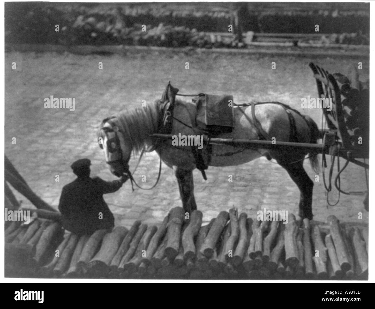 Ein Snapshot: Paris (1911) / Alfred Stieglitz. Stockfoto