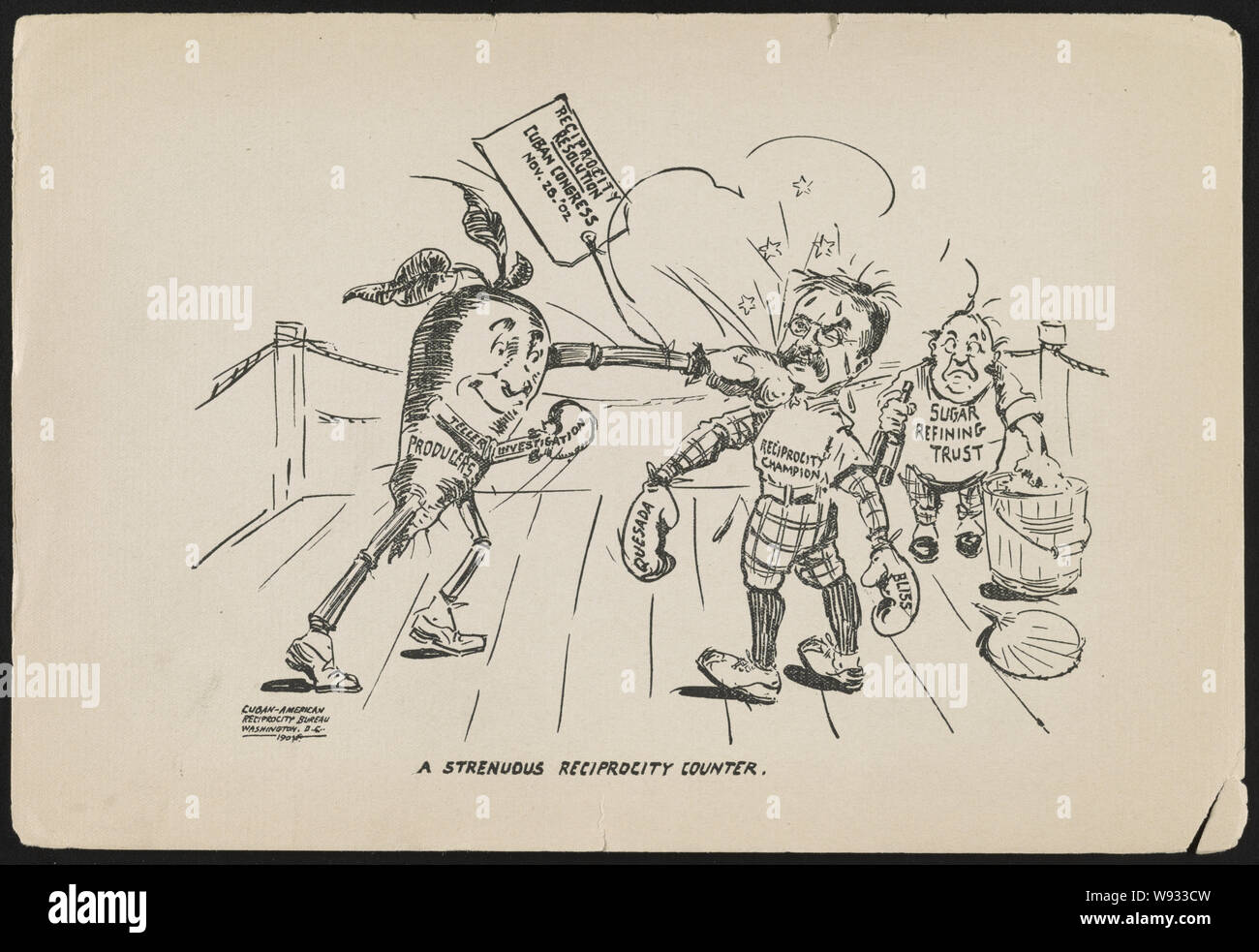 Eine anstrengende Gegenseitigkeit Zähler Stockfoto