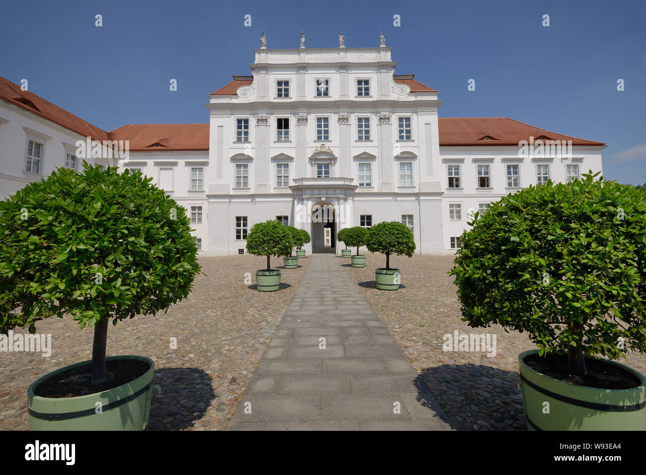 Schloss Oranienburg Palace, ältesten barocken Palast in der Mark Brandenburg, Oranienburg, Brandenburg, Deutschland, Europa Stockfoto