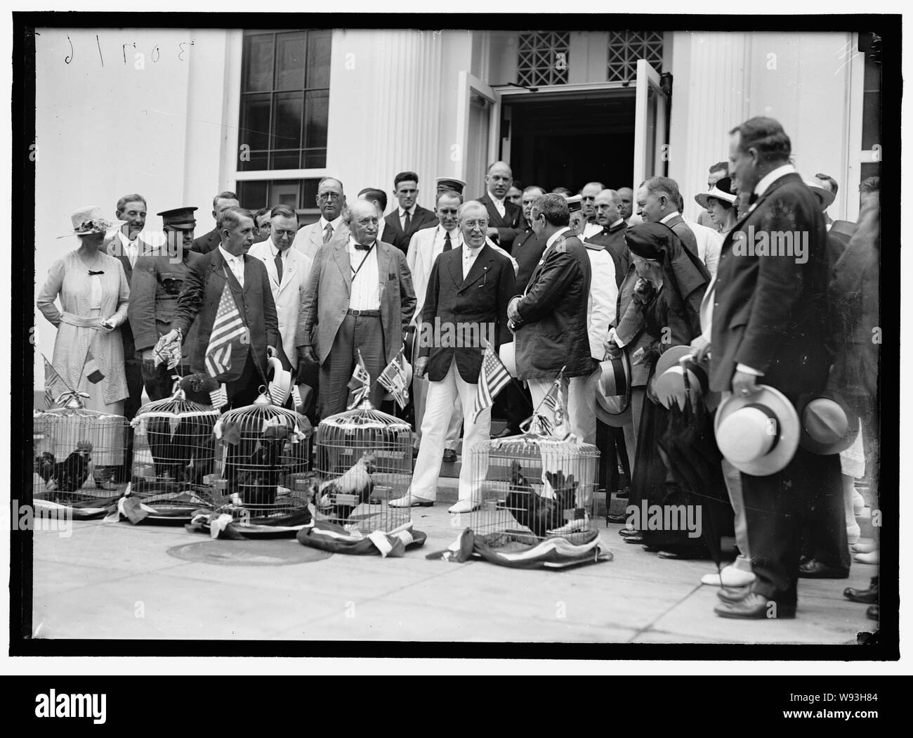 ALABAMANS. Hähne PRÄSENTIERT NACH ALABAMA BÜRGER IM WEISSEN HAUS. Blick auf Präsentation Stockfoto