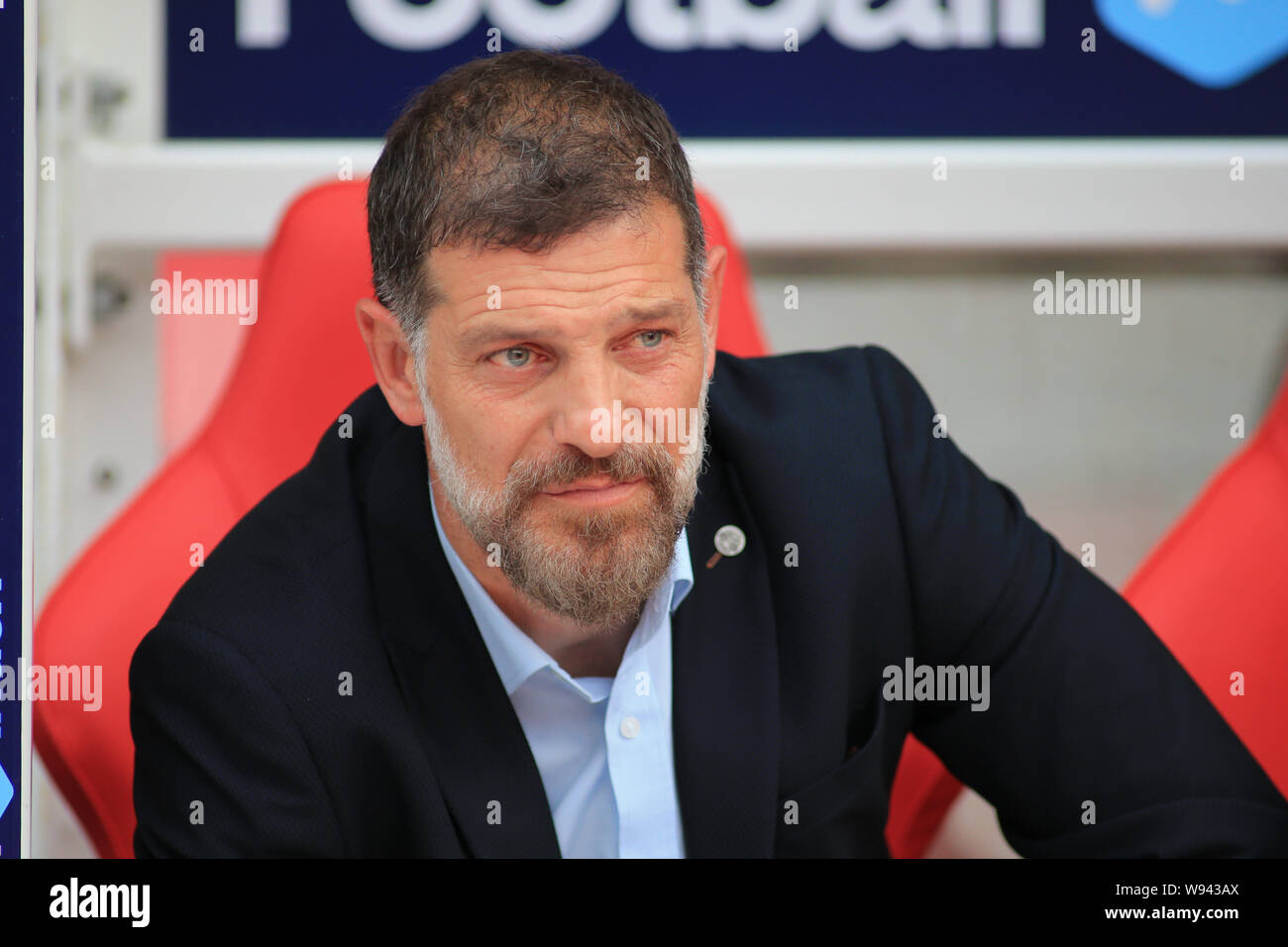 3. August 2019, Stadt Boden, Nottingham, England; Sky Bet Meisterschaft, Nottingham Forest vs West Bromwich Albion: Slaven Bilic Manager von West Brom vor dem Spiel Quelle: Craig Milner/News Bilder der Englischen Football League Bilder unterliegen DataCo Lizenz Stockfoto