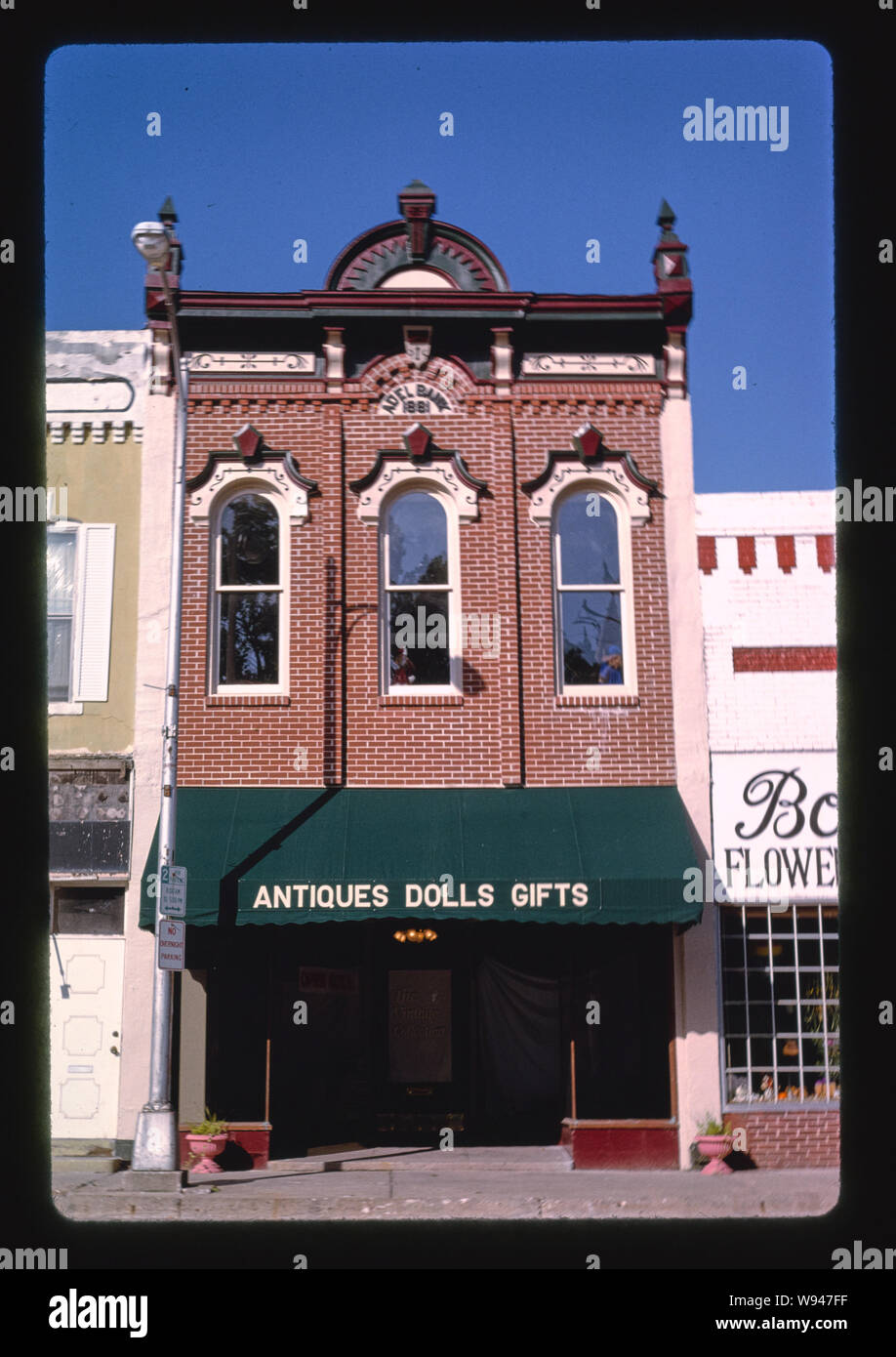 Adel Bank, 9th Street, Adel, Iowa Stockfoto