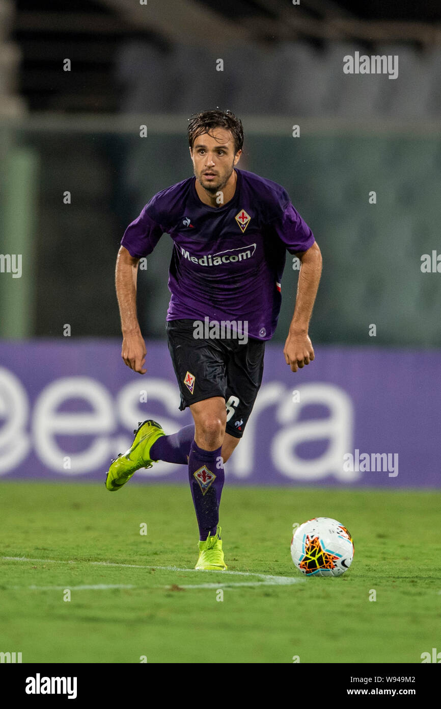 Luca Ranieri (Fiorentina) während der Vorsaison Freundschaftsspiel zwischen Fiorentina 4-1 Galatasaray bei Artenio Franchi Stadium am 11. August 2019 in Florenz, Italien. (Foto von Maurizio Borsari/LBA) Stockfoto