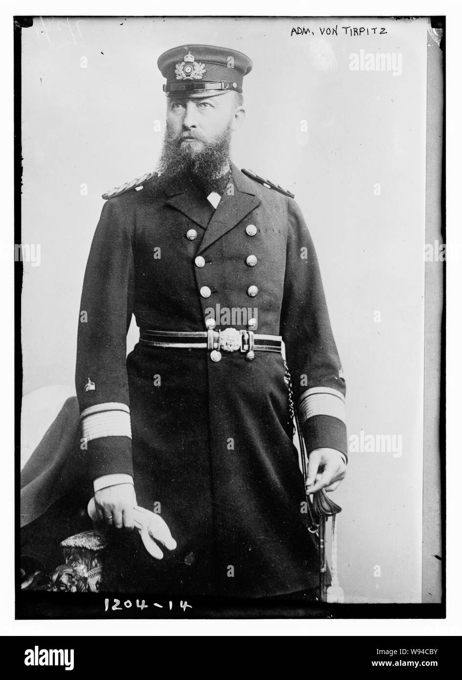 Admiral von Tirpitz Stockfoto