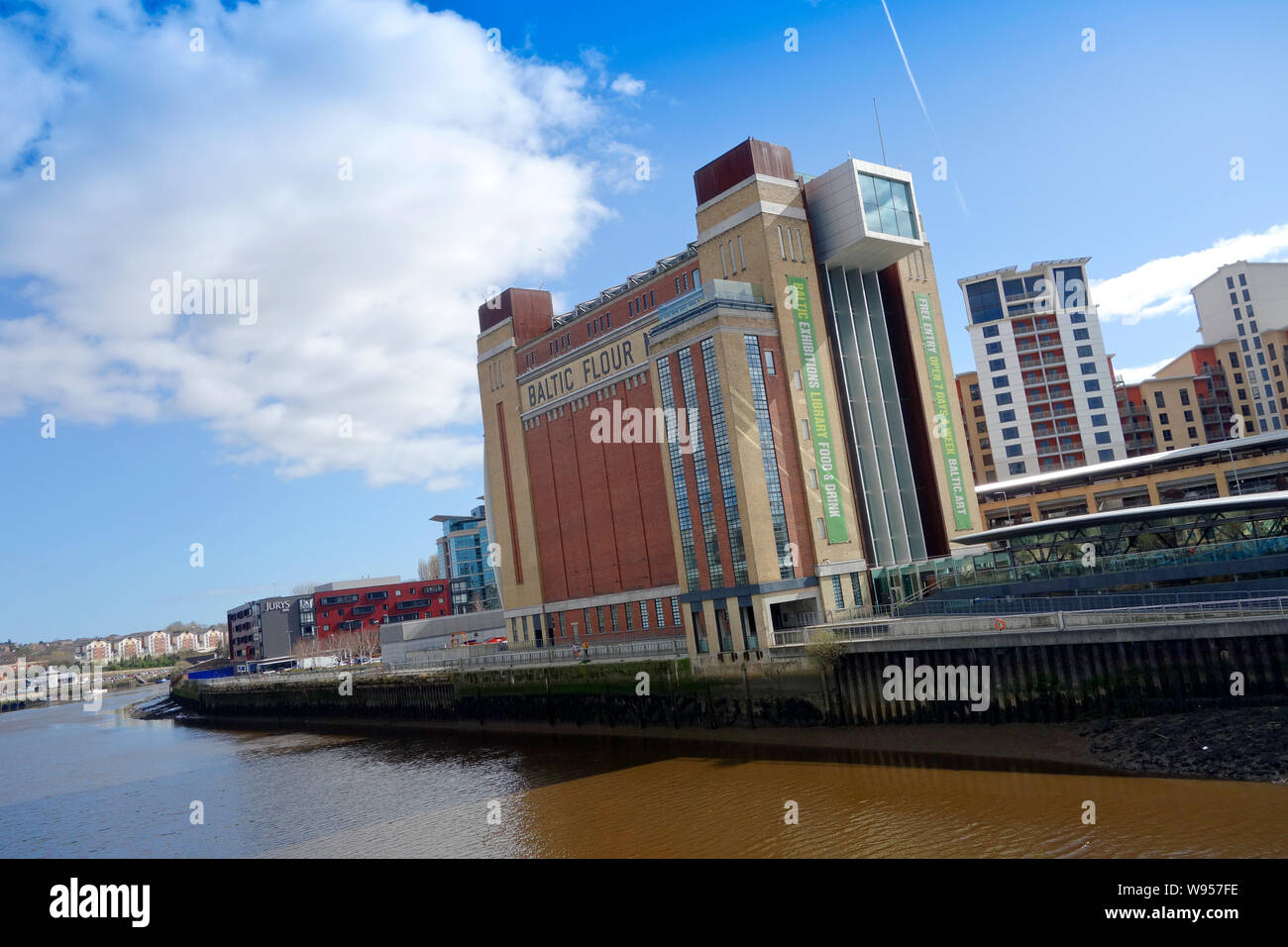 Baltische Kunstgalerie & Bibliothek, Newcastle, England Stockfoto