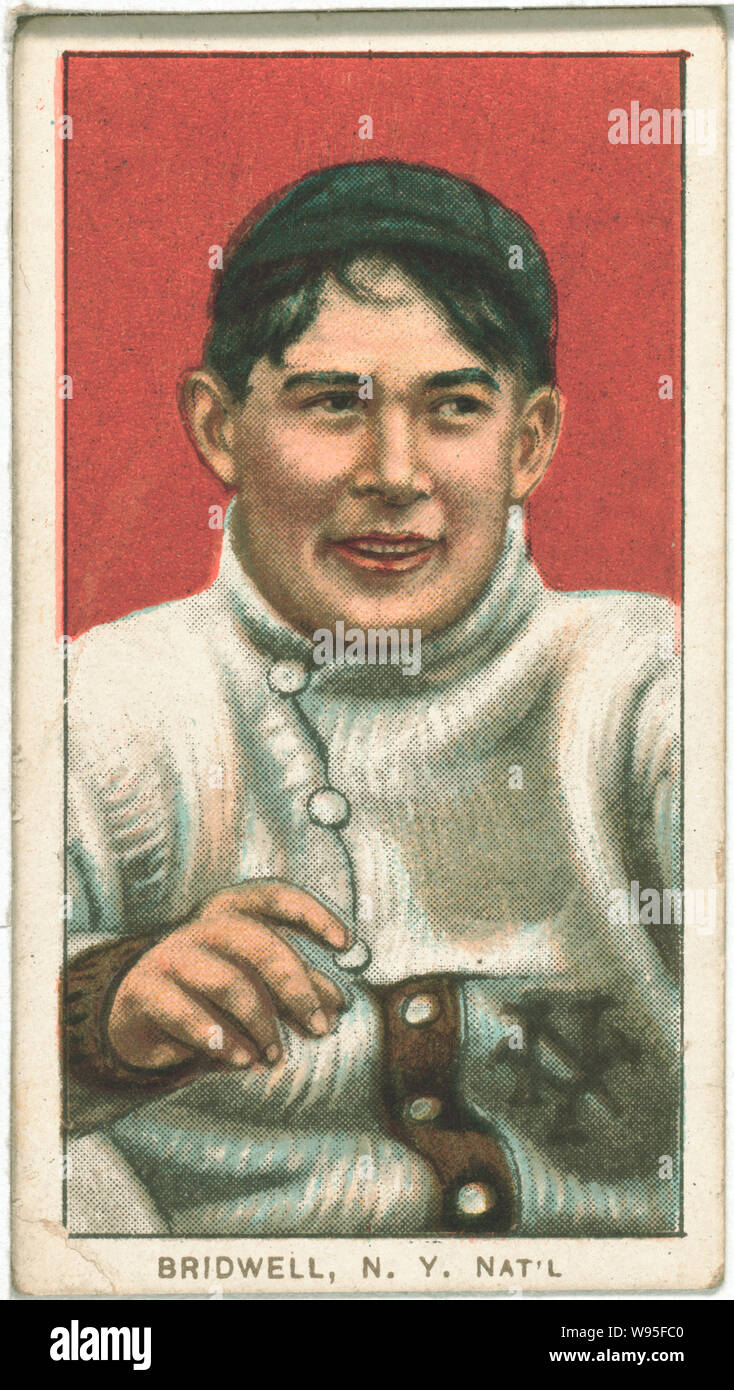 Al Bridwell, New York Giants, Baseball card Portrait Stockfoto