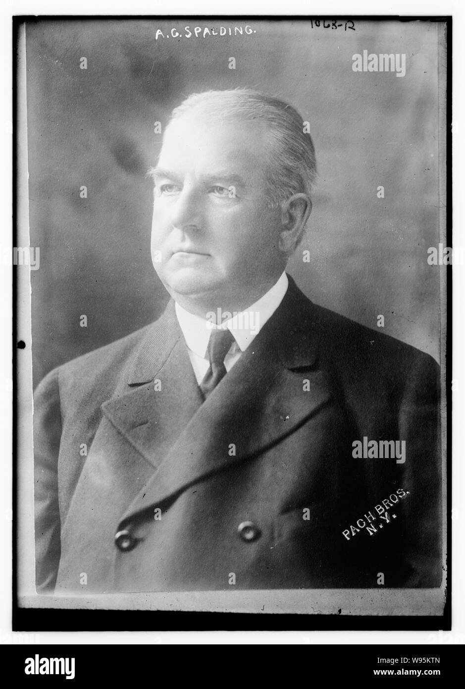Albert Goodwill Spalding (Baseball)/Pach Bros. Stockfoto