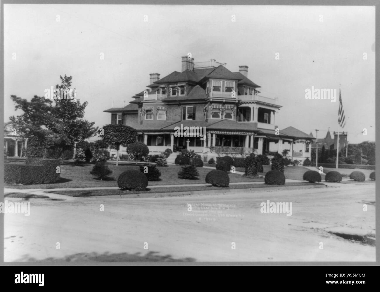 Albert Marburg Residence, Spring Lake Beach, N.J. Stockfoto