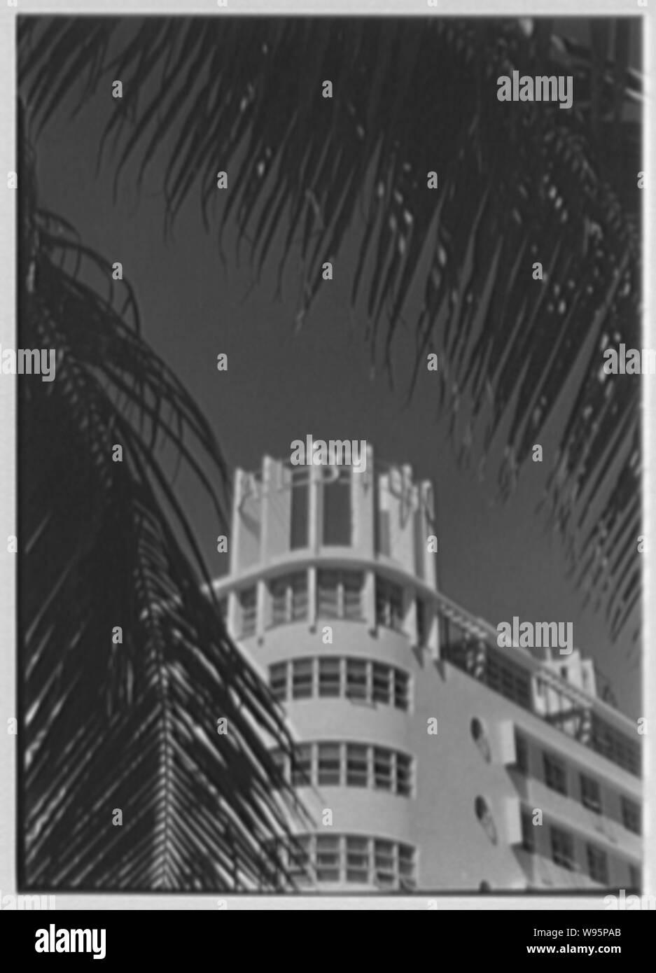 Albion Hotel, Lincoln Road, Miami Beach, Florida. Stockfoto