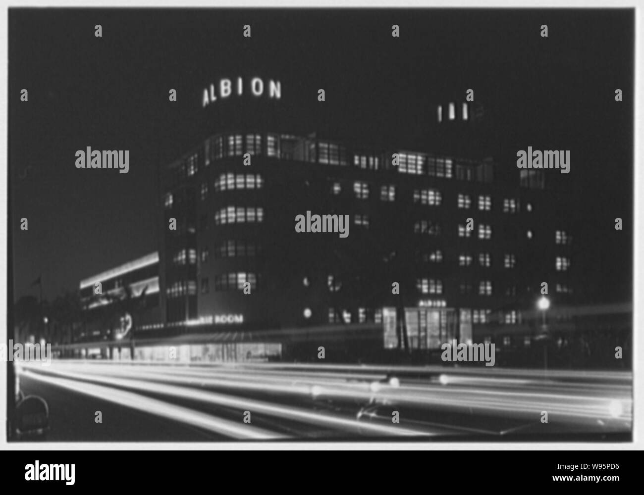 Albion Hotel, Lincoln Road, Miami Beach, Florida. Stockfoto