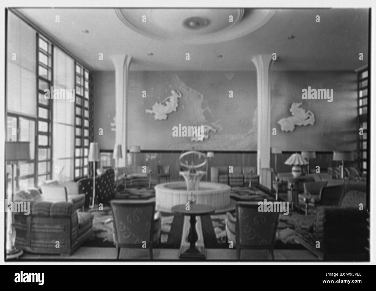 Albion Hotel, Lincoln Road, Miami Beach, Florida. Stockfoto