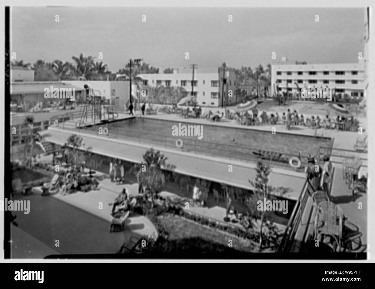 Albion Hotel, Lincoln Road, Miami Beach, Florida. Stockfoto
