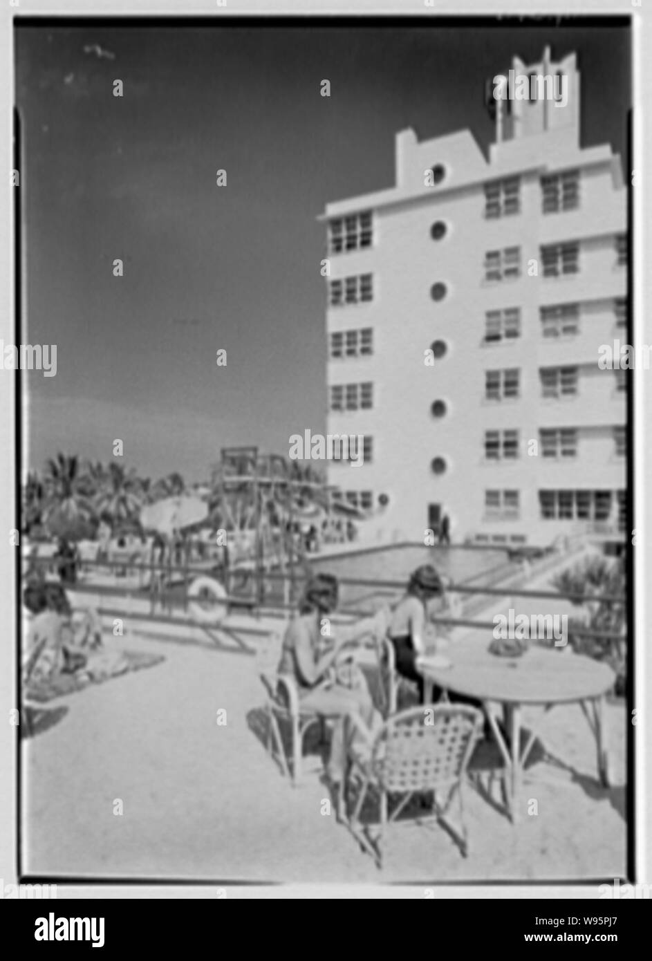 Albion Hotel, Lincoln Road, Miami Beach, Florida. Stockfoto