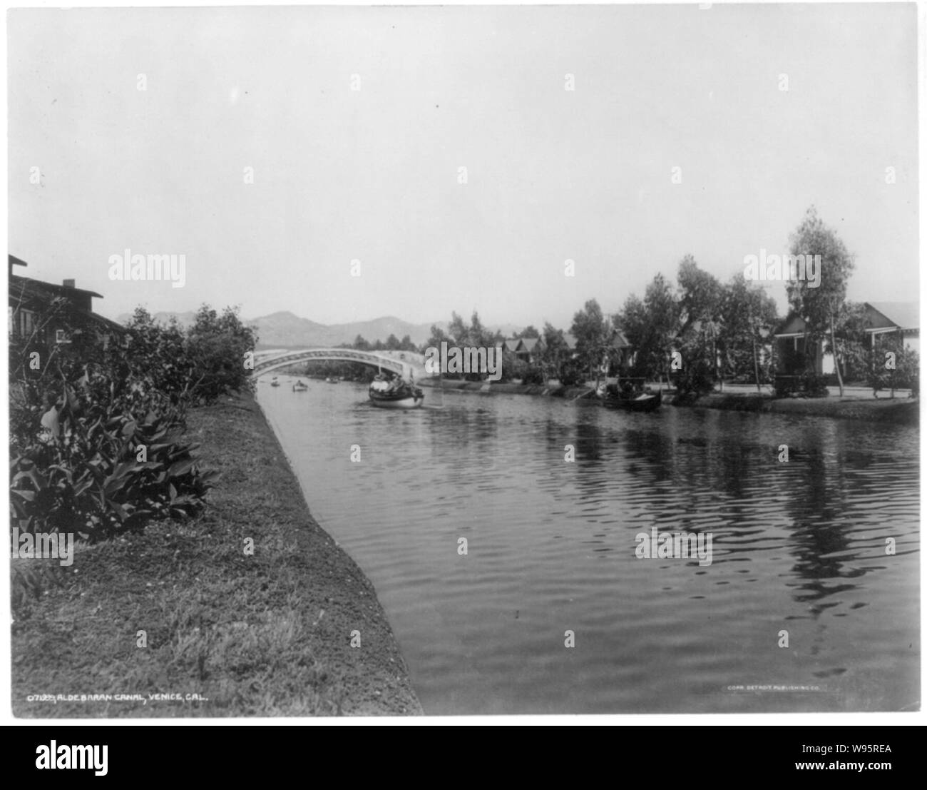 Aldebaran Canal, Venice, Cal. Stockfoto