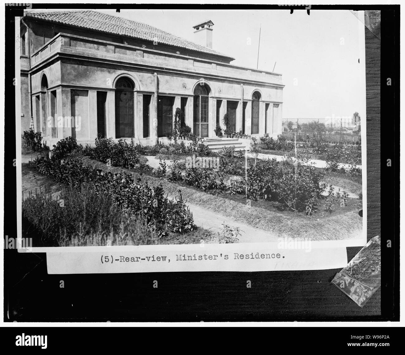 Der amerikanischen Gesandtschaft in Tirana, Albanien auf der Rückseite, Minister's Residence Stockfoto