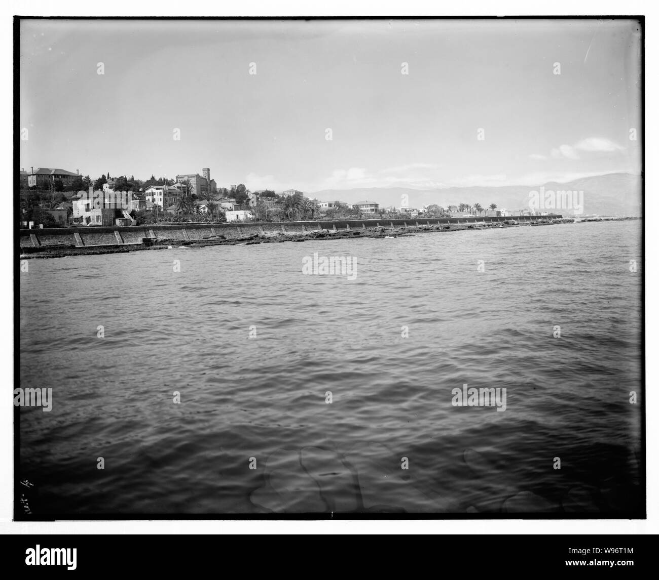 American University, Beirut, aus dem Meer Stockfoto