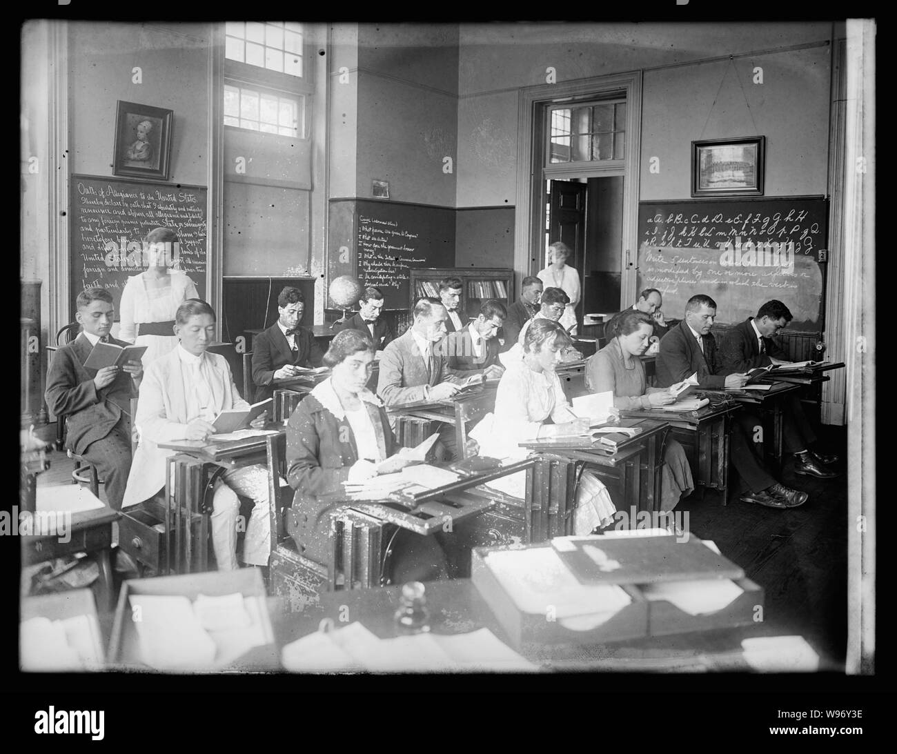 Amerikanisierung Klasse Stockfoto