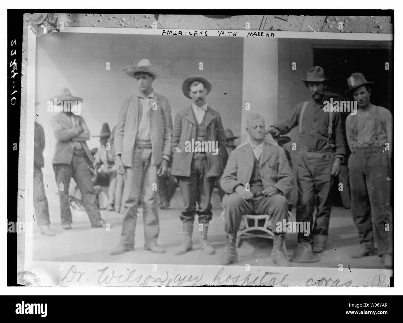 Amerikaner mit Madero Stockfoto