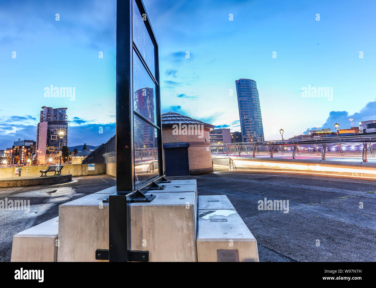 In der Nacht schöne Belfast Stockfoto