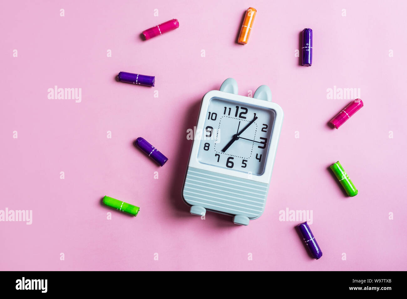 Konzept für Menstruation Stockfoto