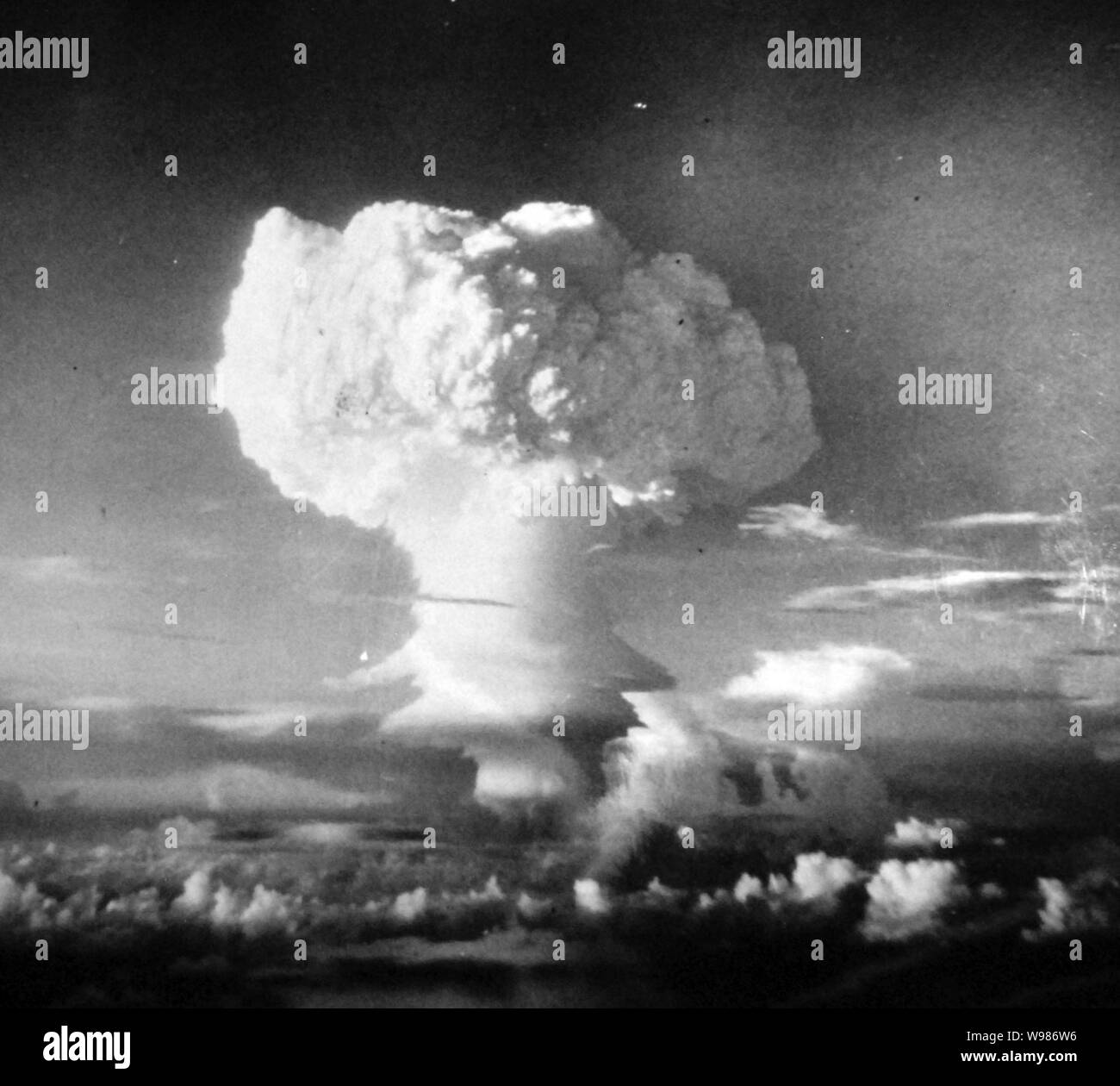 Detonation einer Thermo-Nuclear Gerät im Südpazifik. Stockfoto