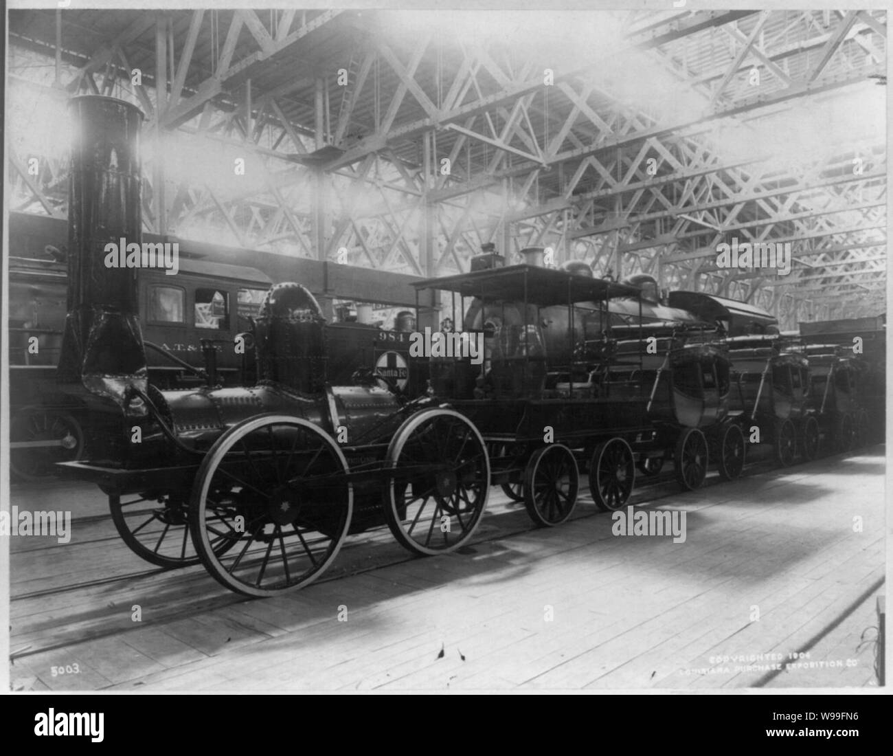 DeWitt Clinton Eisenbahn Zug Stockfoto