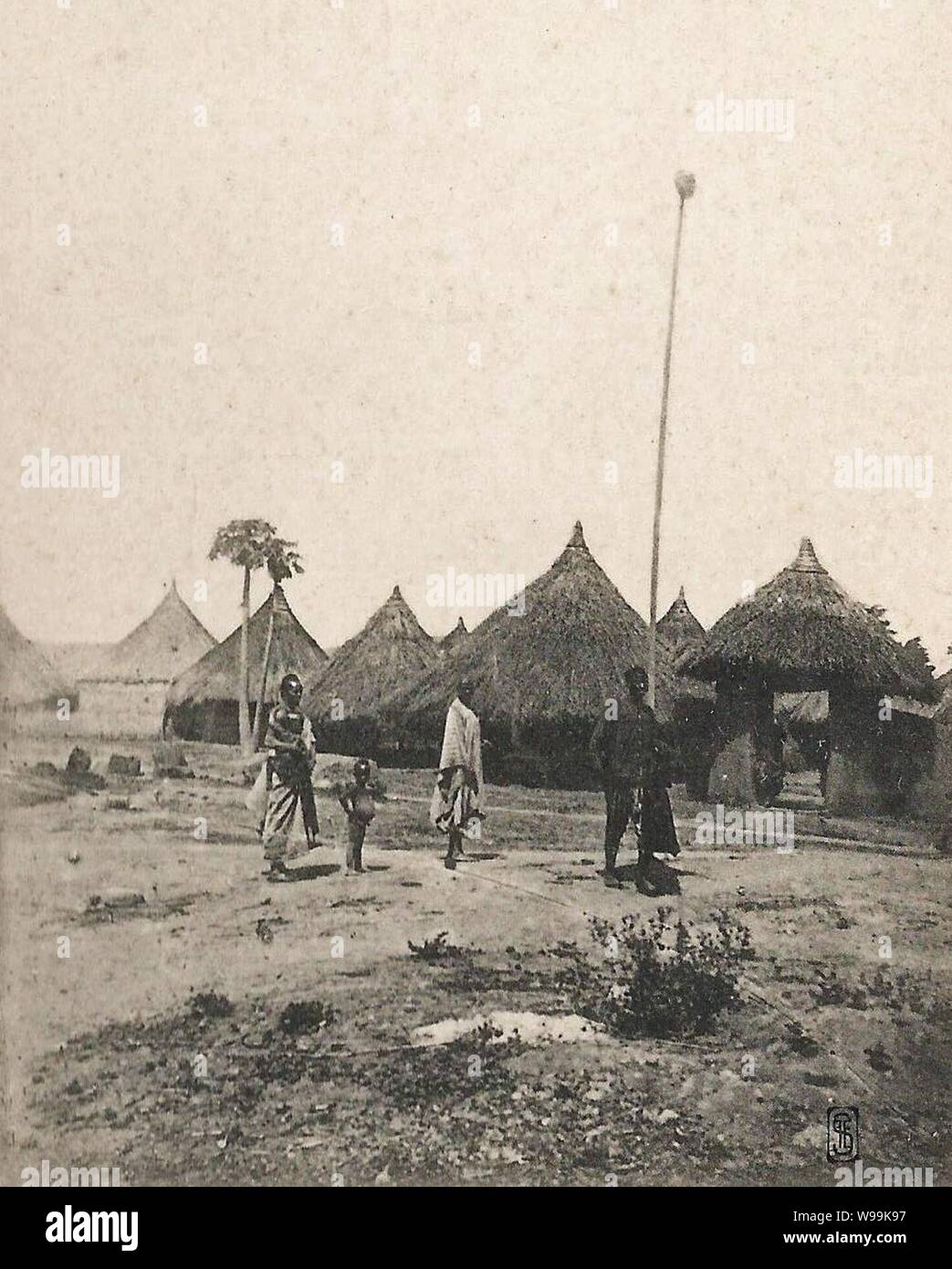 Diakolidougou-La Tête de Bezeichnung Diali Amara (Guinea) (7/8). Stockfoto