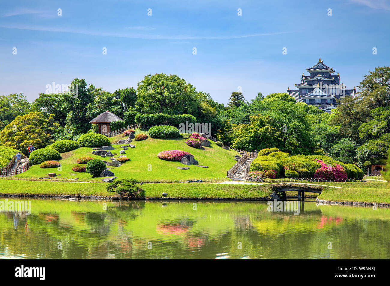 Korakuen Park, Okayama, Japan. Stockfoto