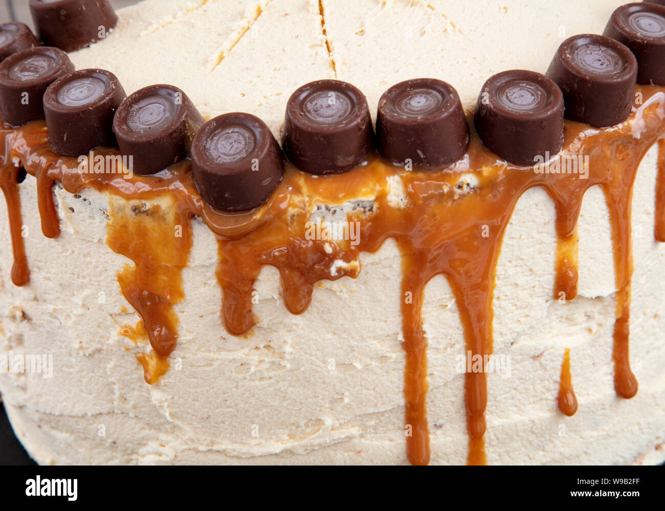 Rolo Schicht Biskuit! Stockfoto