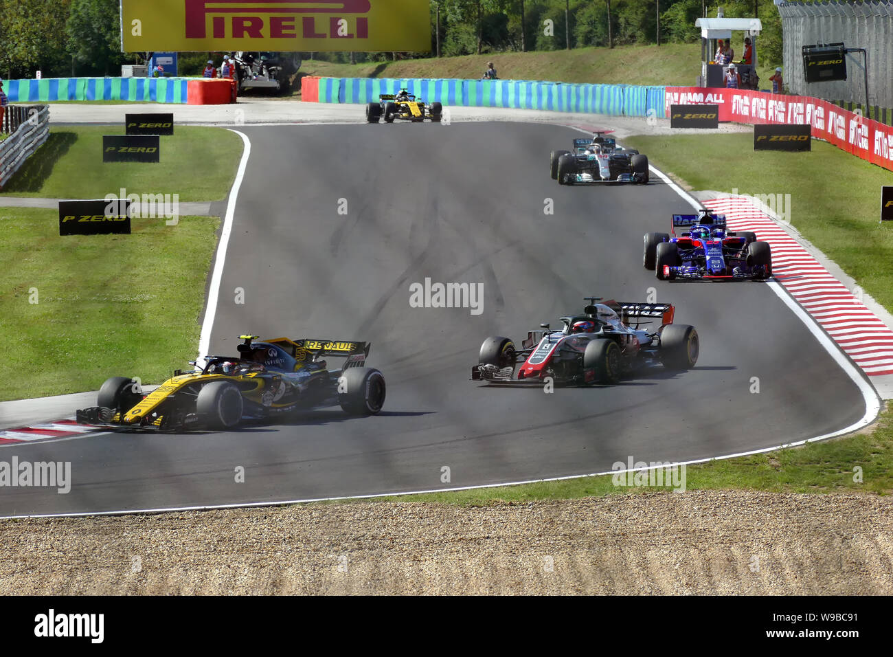 Formel 1-Rennwagen Stockfoto