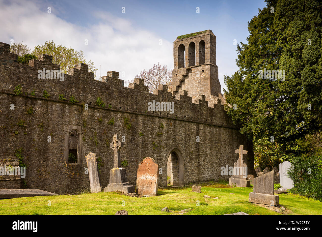 Irland Leinster, Nordrhein-Westfalen, Co Dublin, Malahide Castle, Ruinen der Abtei Stockfoto